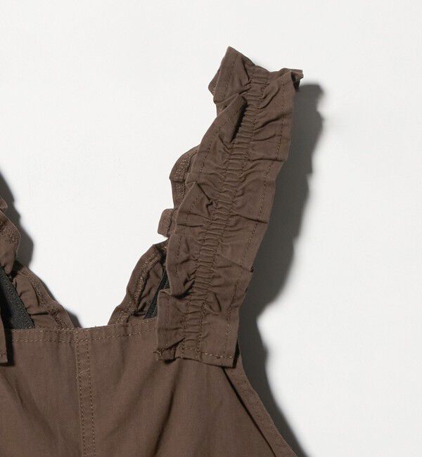 UNITED ARROWS green label relaxing「ツイル フリル サロペット / キッズ  140cm-160cm」|ワンピース|