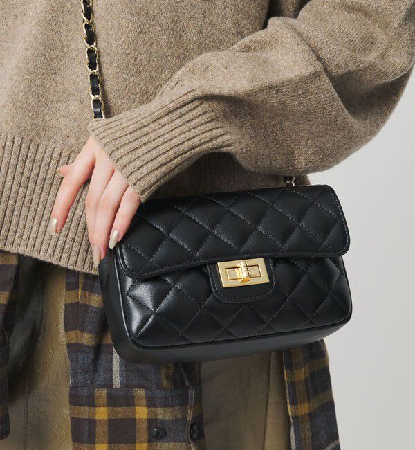 BEAUTY&YOUTH UNITED ARROWS「＜AULENTTI＞レザー キルティング チェーン ショルダーバッグ」|ショルダー・メッセンジャー|