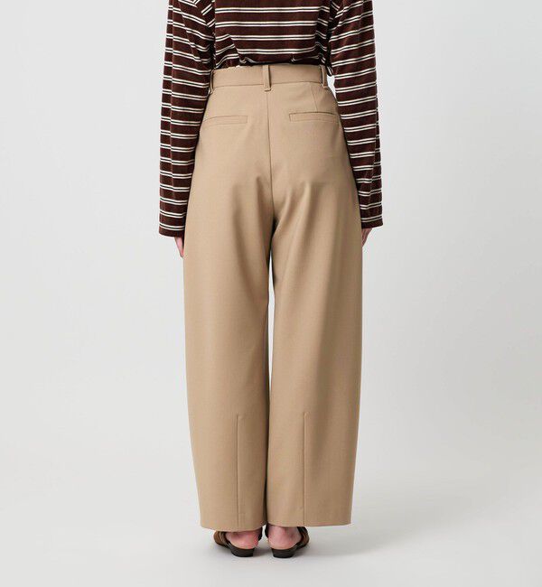 BEAUTY&YOUTH UNITED ARROWS「ポリエステルブレンド カーブパンツ」|スラックス|