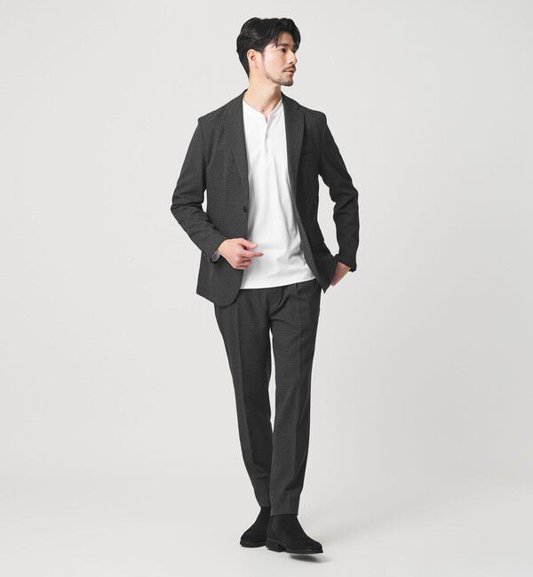 BEAUTY&YOUTH UNITED ARROWS「【WEB限定 WARDROBE SMART】LANATEC セットアップ/背抜きジャケット＆イージーパンツ」|スーツ|