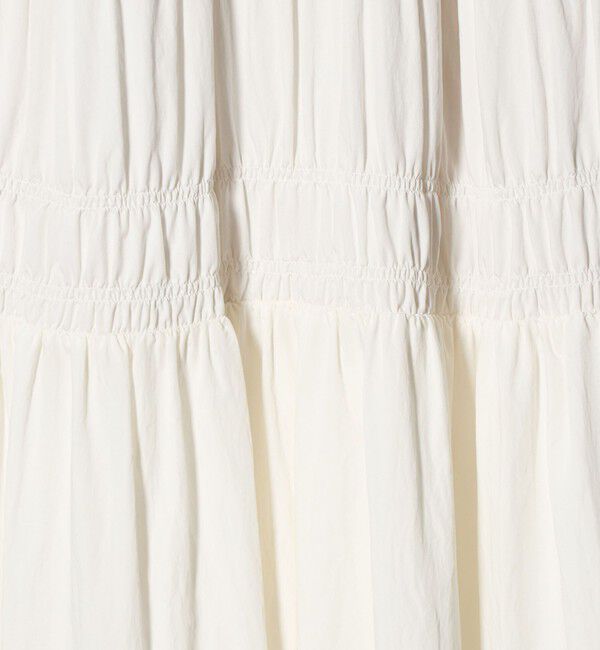 BEAUTY&YOUTH UNITED ARROWS「レーヨンブレンド シャーリング ロングスカート」|スカート|