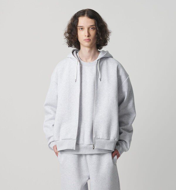 MONKEY TIME「ボンディング フルジップ フーディー」|カーディガン|