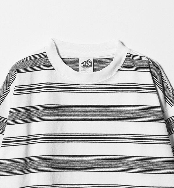 BEAUTY&YOUTH UNITED ARROWS「12oz ヘビーウェイト ボーダー クルーネック カットソー」|Tシャツ・カットソー|