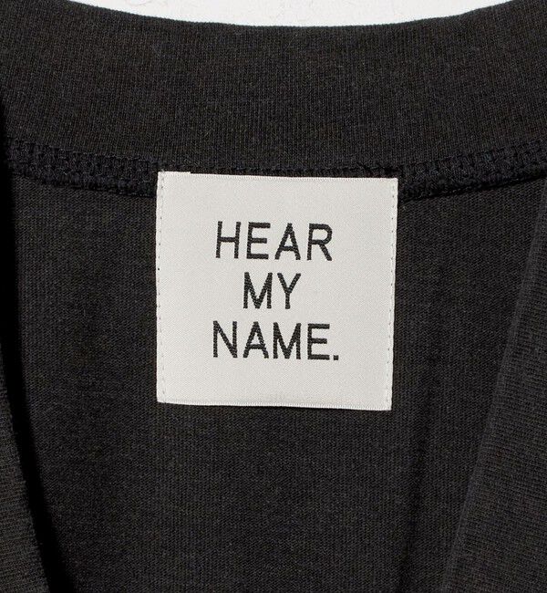 BEAUTY&YOUTH UNITED ARROWS「【別注】＜HEAR MY NAME＞ロゴ スウェットカーディガン ブラック」|カーディガン|