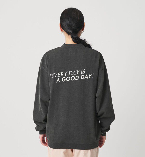 BEAUTY&YOUTH UNITED ARROWS「【別注】＜HEAR MY NAME＞ロゴ スウェットカーディガン ブラック」|カーディガン|