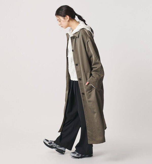 BEAUTY&YOUTH UNITED ARROWS「ナイロン ステンカラーコート」|ステンカラーコート|DK.GRAY