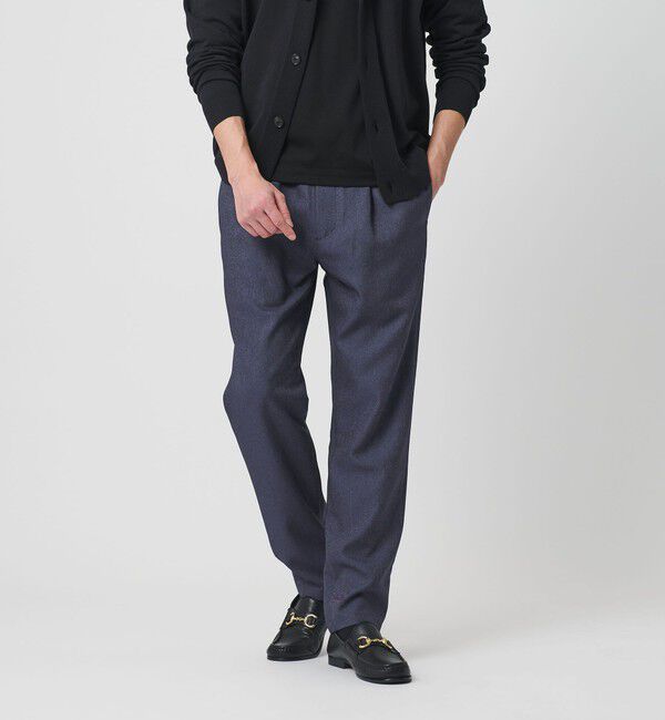 BEAUTY&YOUTH UNITED ARROWS「【WEB限定 WARDROBE SMART】デニムライク 1P イージーパンツ」|チノ|