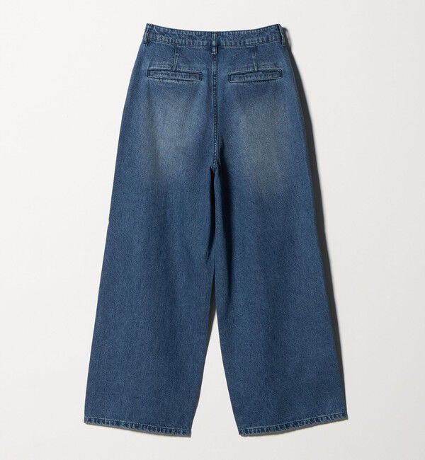 BEAUTY&YOUTH UNITED ARROWS「【WEB限定】タックワイド デニムパンツ」|デニム|