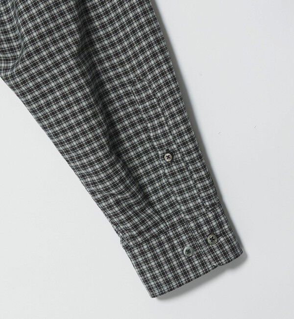 STEVEN ALAN「＜Steven Alan＞ ドレープ オックス チェック レギュラーカラー シャツ LOOSE」|シャツ・ブラウス|