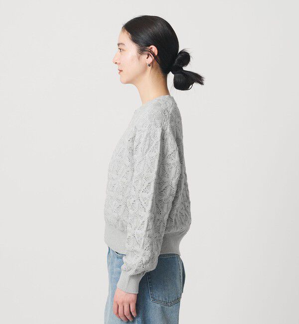 BEAUTY&YOUTH UNITED ARROWS「【WEB限定 Wardrobe DAILY MINIMAL】レース ジップカーディガン ウォッシャブル」|カーディガン|