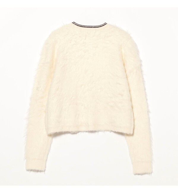 別注】FRED PERRY / Fluffy Crewneck Knit Cardigan（Ray BEAMS