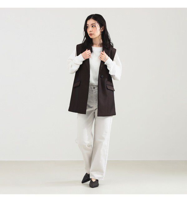 Demi-Luxe BEAMS 「TICCA / ウール テイラー ベスト」|ダウン|