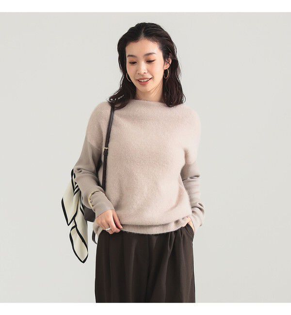 フラッフィー ボートネック ニット（Demi-Luxe BEAMS ）｜ルミネの