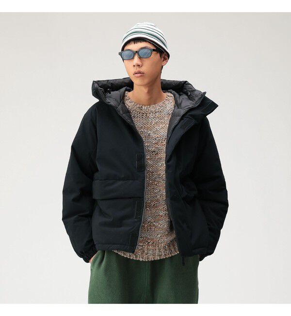 BEAMS「ワイドフィット Dermizax (TM) リバーシブル ダウンジャケット」|ブルゾン・スタジャン|