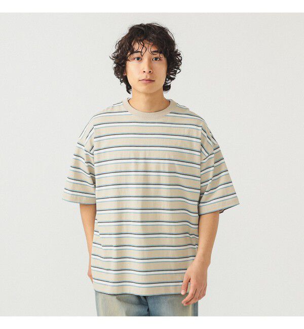 BEAMS「ルーズ ボーダー Tシャツ」|Tシャツ・カットソー|