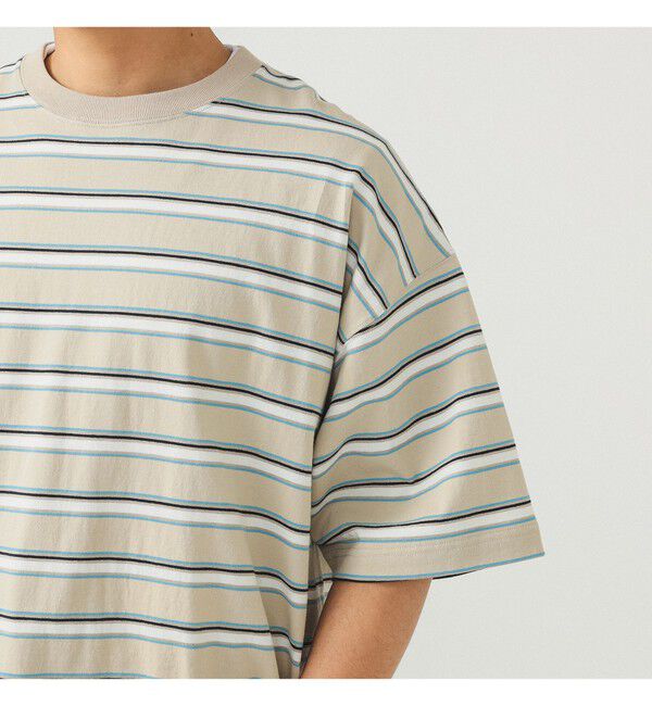 BEAMS「ルーズ ボーダー Tシャツ」|Tシャツ・カットソー|