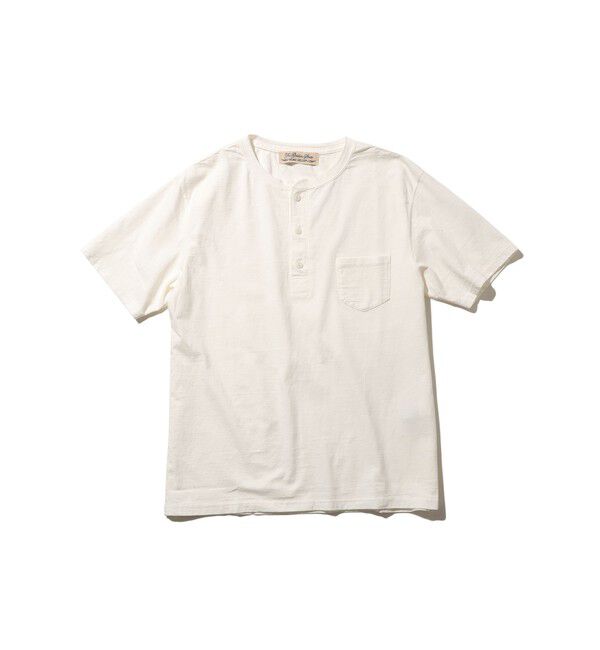 BEAMS PLUS「【別注】REMI RELIEF / Henley Neck Pocket T-shirt」|Tシャツ・カットソー|