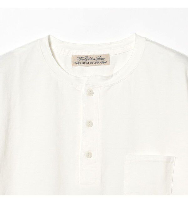 BEAMS PLUS「【別注】REMI RELIEF / Henley Neck Pocket T-shirt」|Tシャツ・カットソー|