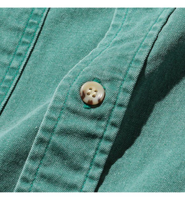 BEAMS PLUS「WORK Light Denim Pigment Coating」|シャツ・ブラウス|