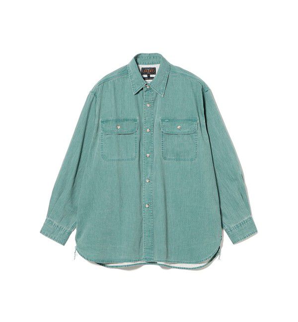 BEAMS PLUS「WORK Light Denim Pigment Coating」|シャツ・ブラウス|