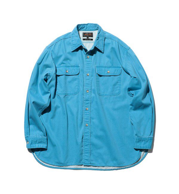 BEAMS PLUS「WORK Light Denim Pigment Coating」|シャツ・ブラウス|
