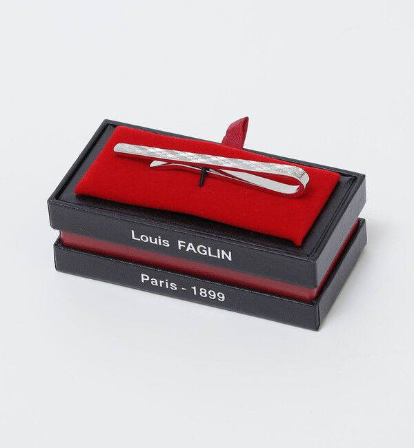 SHIPS「LOUIS FAGLIN: チェック ネクタイピン」|ネクタイピン・カフスボタン|シルバー