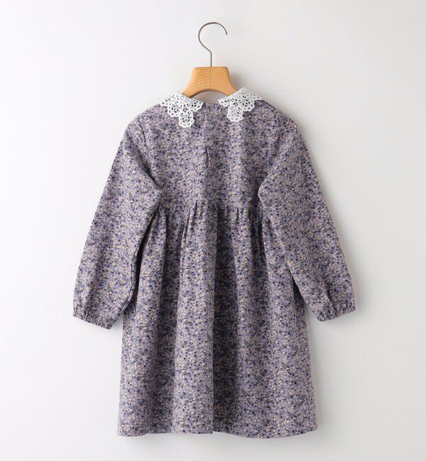 SHIPS Colors 「SHIPS Colors:レース カラー フラワープリント ワンピース (80～130cm)◇」|ワンピース|