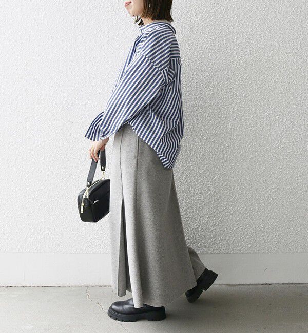 SHIPS any「SHIPS any: エア ニードル タック ミディ スカート」|スカート|