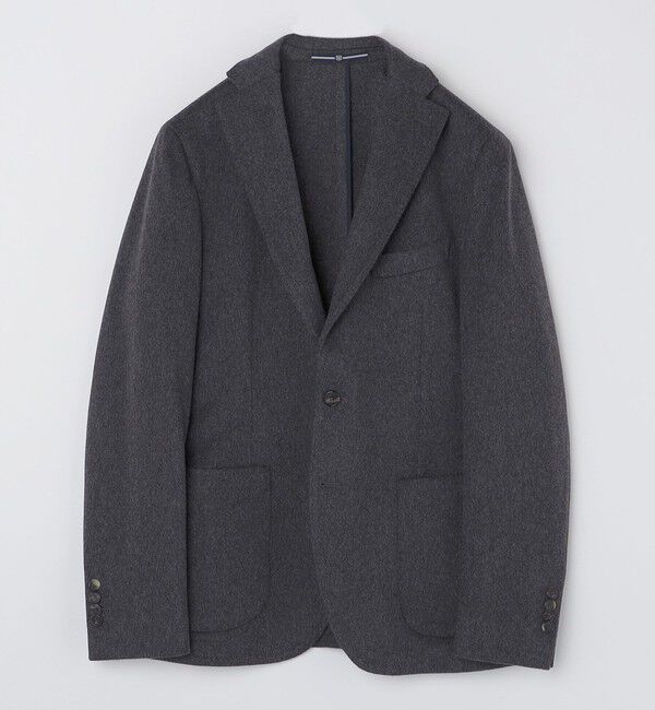 SHIPS「BREUER: ウール 無地 ジャケット」|テーラードジャケット|ダークグレー