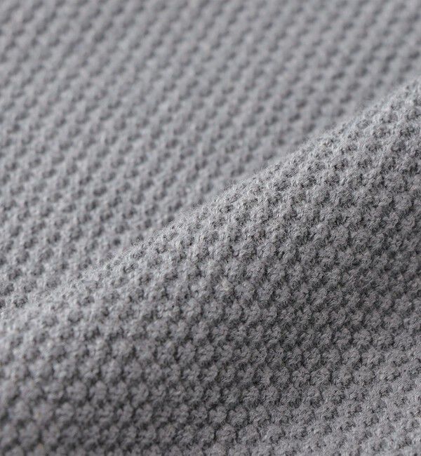 SHIPS「SHIPS: 〈洗濯機可能〉SOLOTEX(R) 7ゲージ コットン ピケ クルーネック ニット」|ニット・セーター|