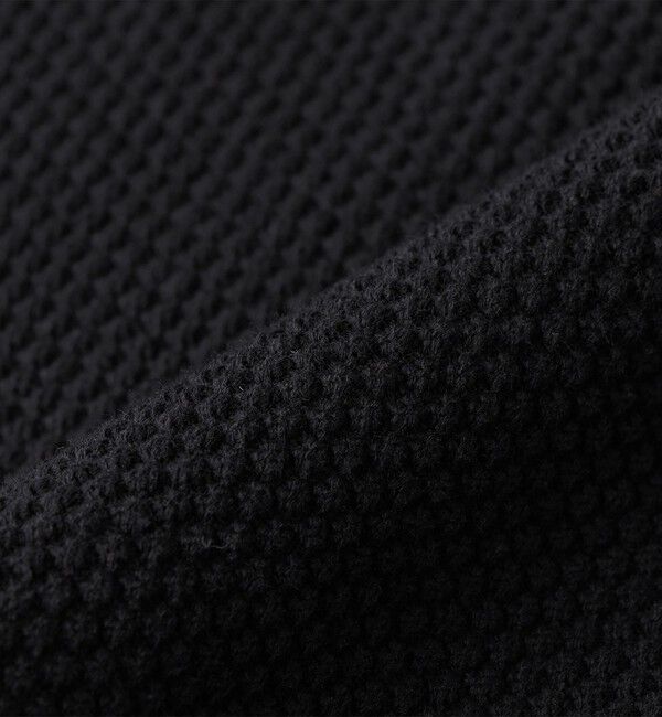 SHIPS「SHIPS: 〈洗濯機可能〉SOLOTEX(R) 7ゲージ コットン ピケ クルーネック ニット」|ニット・セーター|