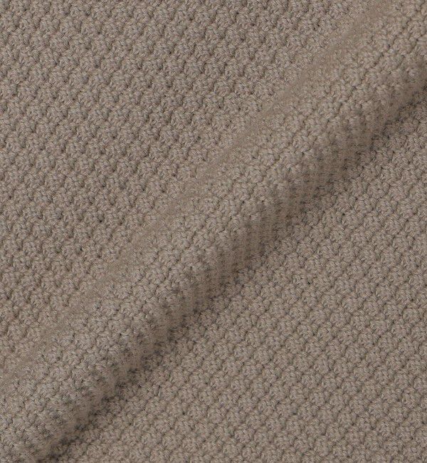 SHIPS「SHIPS: 〈洗濯機可能〉SOLOTEX(R) 7ゲージ コットン ピケ クルーネック ニット」|ニット・セーター|