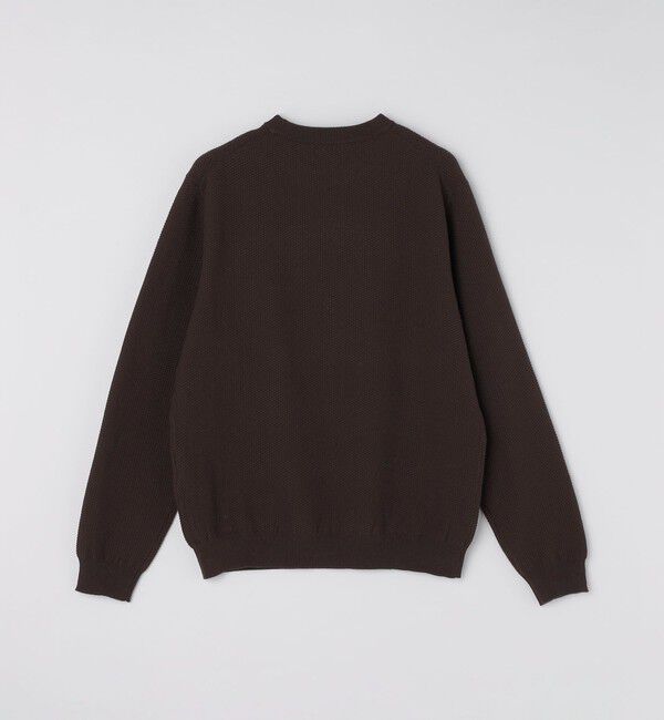 SHIPS「SHIPS: 〈洗濯機可能〉SOLOTEX(R) 7ゲージ コットン ピケ クルーネック ニット」|ニット・セーター|