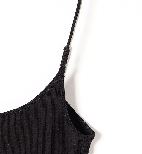 quaranciel「quaranciel:〈洗濯機可能〉バックオープン カップ付き リブ キャミソール」|インナー|