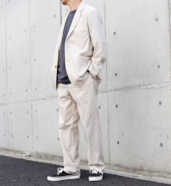 SHIPS any「SHIPS any: 〈接触冷感・遮熱等〉ハイブリッドリネン ジャケット (セットアップ対応)」|テーラードジャケット|