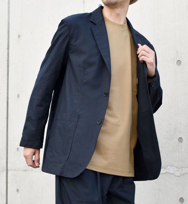 SHIPS any「SHIPS any: 〈接触冷感・遮熱等〉ハイブリッドリネン ジャケット (セットアップ対応)」|テーラードジャケット|