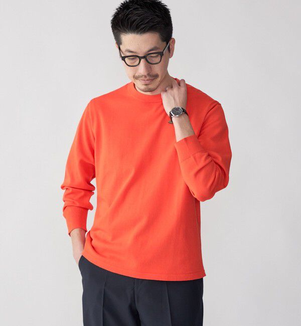 SHIPS「SHIPS: 〈手洗い可能〉14ゲージ TEXBRID(R) リネン クルーネック ニット」|ニット・セーター|