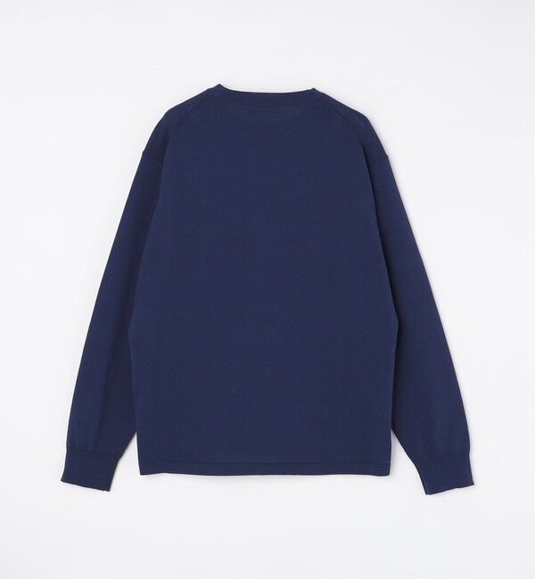 SHIPS「SHIPS: 〈手洗い可能〉14ゲージ TEXBRID(R) リネン クルーネック ニット」|ニット・セーター|