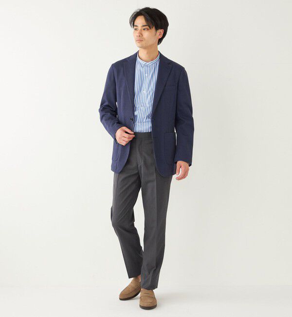 SHIPS Colors 「SHIPS Colors:〈手洗い可能〉サーフニット ジャケット」|テーラードジャケット|