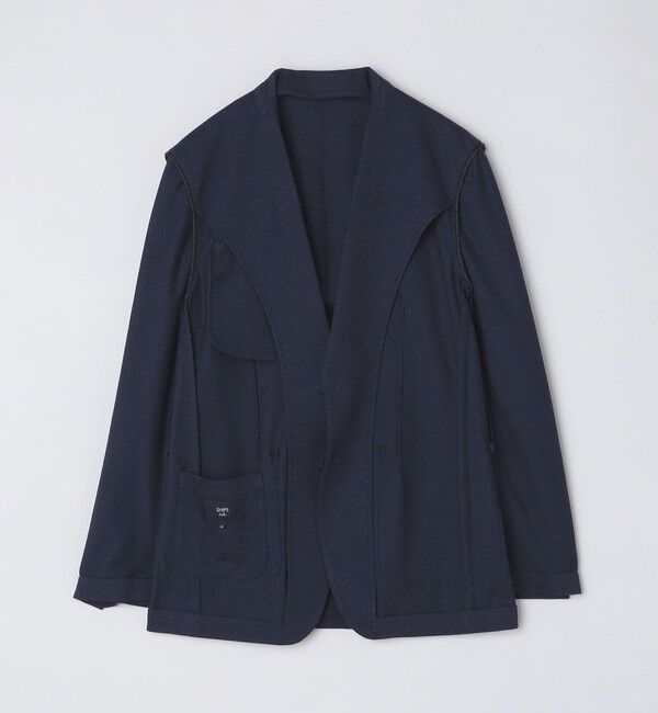 SHIPS Colors 「SHIPS Colors:〈手洗い可能〉サーフニット ジャケット」|テーラードジャケット|