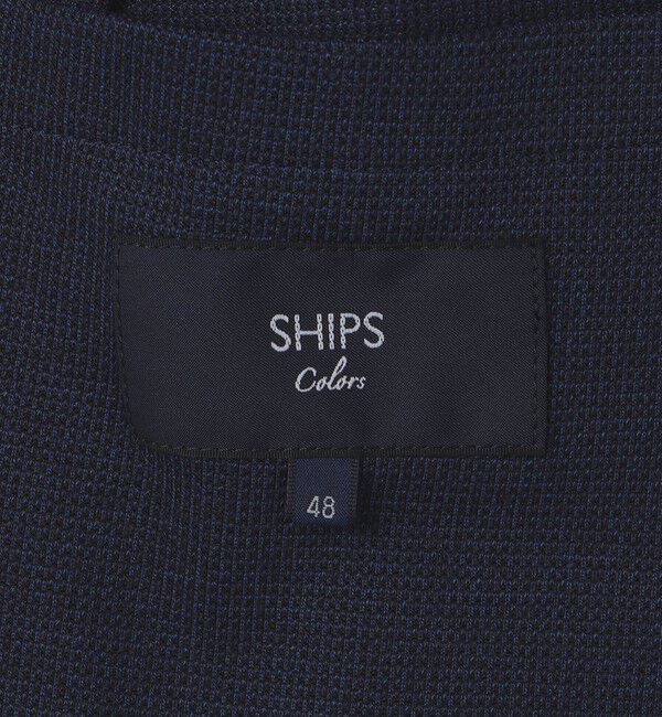 SHIPS Colors 「SHIPS Colors:〈手洗い可能〉サーフニット ジャケット」|テーラードジャケット|