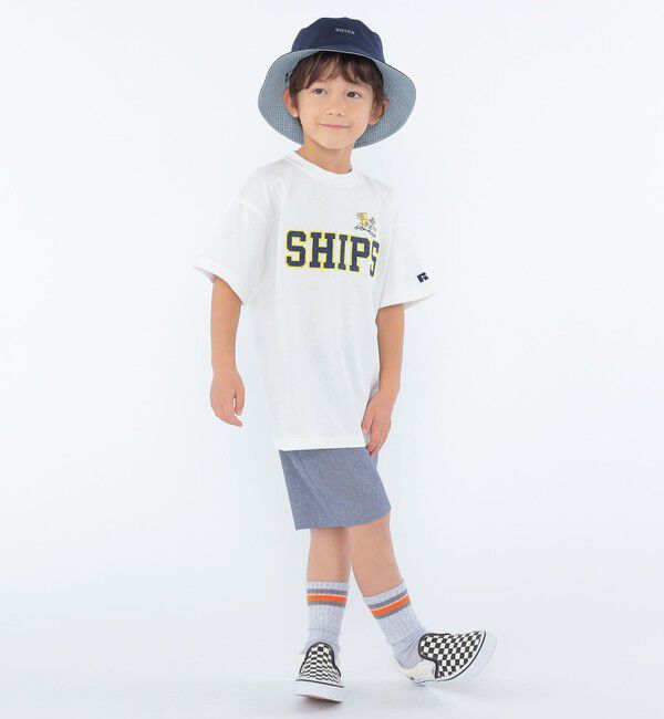SHIPS KIDS「SHIPS KIDS:コットン リバーシブル ハット」|ハット|