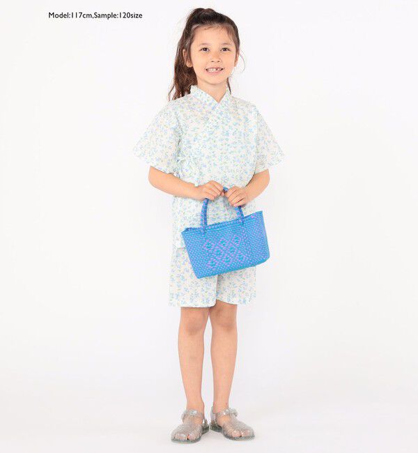 SHIPS KIDS「【WEB限定】SHIPS KIDS:100～130cm / 花柄/トンボ柄 甚平」|その他|
