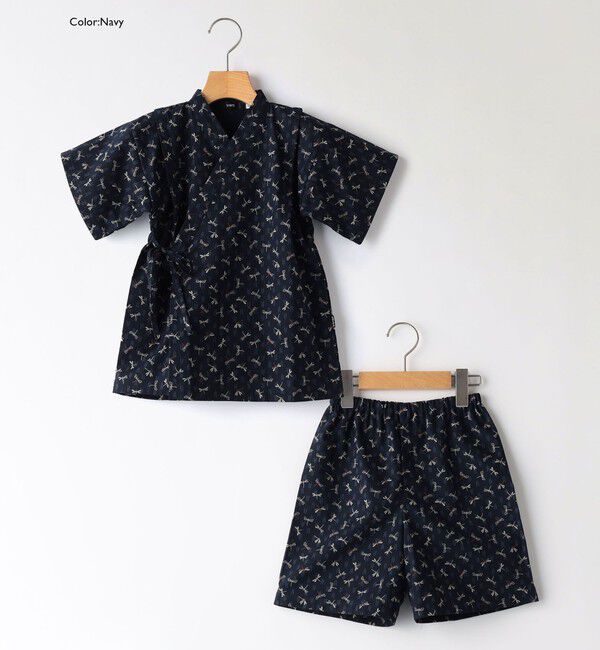 SHIPS KIDS「【WEB限定】SHIPS KIDS:100～130cm / 花柄/トンボ柄 甚平」|その他|