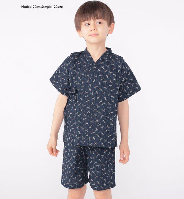 SHIPS KIDS「【WEB限定】SHIPS KIDS:100～130cm / 花柄/トンボ柄 甚平」|その他|