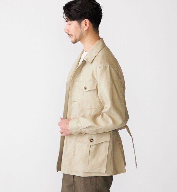 SHIPS「SHIPS: LES LESTON リネン サファリ ジャケット」|その他|