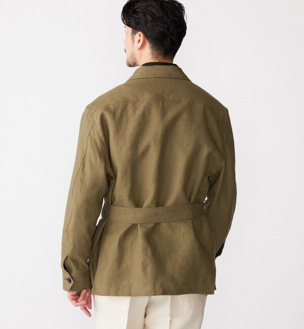 SHIPS「SHIPS: LES LESTON リネン サファリ ジャケット」|その他|