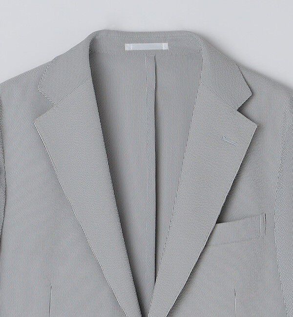 SHIPS Colors 「SHIPS Colors:CLEAR EFFECT(R) サッカージャケット(セットアップ対応可能)」|テーラードジャケット|