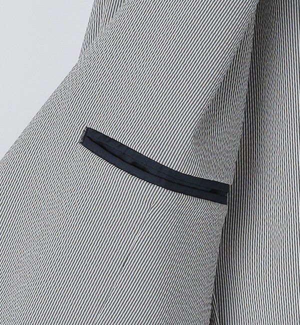 SHIPS Colors 「SHIPS Colors:CLEAR EFFECT(R) サッカージャケット(セットアップ対応可能)」|テーラードジャケット|