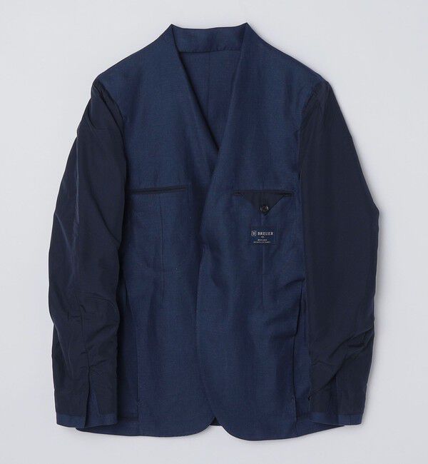 SHIPS「BREUER: リネン コットン ジャケット」|テーラードジャケット|